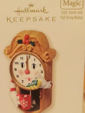 Hallmark Keepsake Cookie Clockington Christmas Ornament - 2007